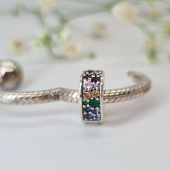 Pandora Rainbow Pave Heart Clip ONLY 3 in Stock - Picture 3 of 5